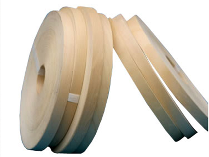 Wood veneer edge banding